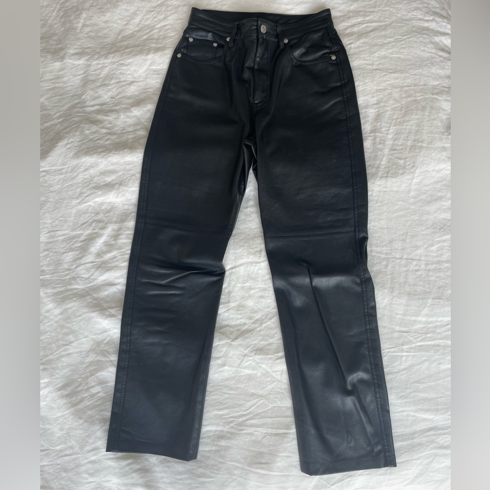 Nanushka Faux Leather Trousers